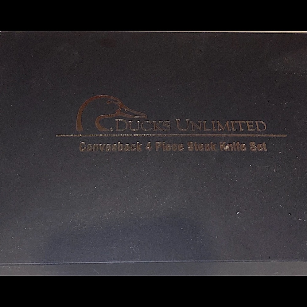 Ducks Unlimited Canvasback 4-Piece Knife Set